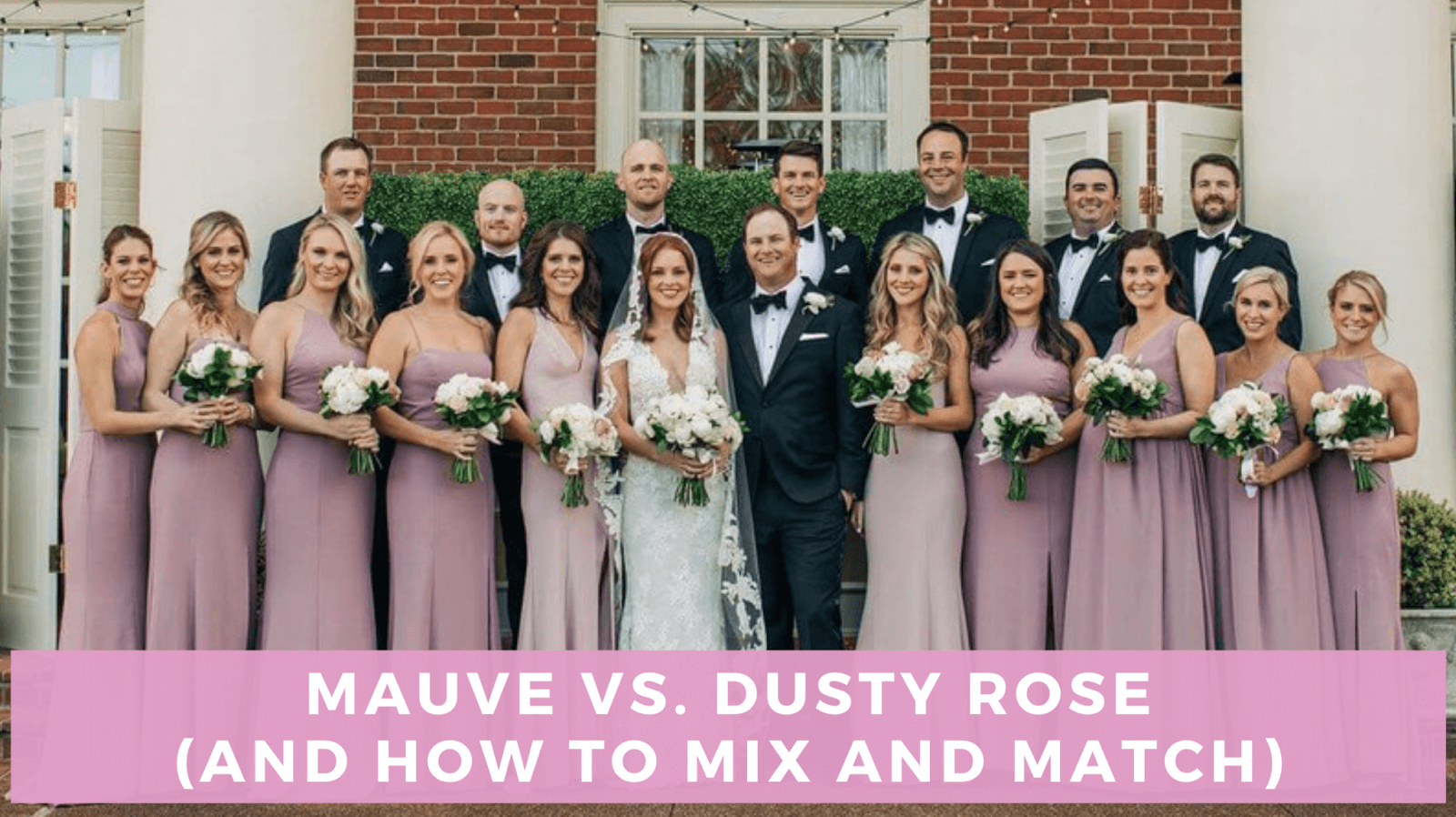 Mauve and Dusty Rose Weddings | Bella ...